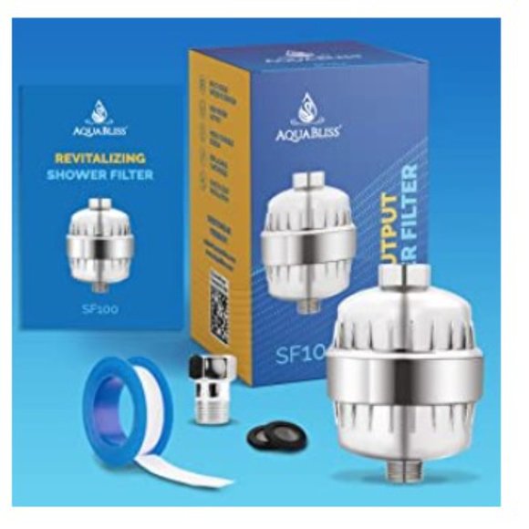 AquaBliss High Output Universal Revitalizing Shower Filter Chrome SF100 - Picture 2 of 12